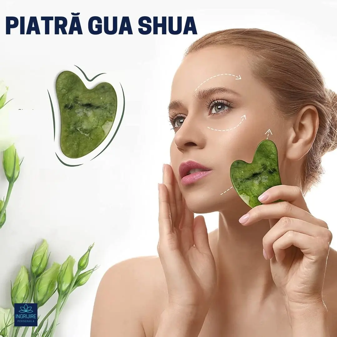 Roller cu piatra + piatra gua shua pentru masaj [4]