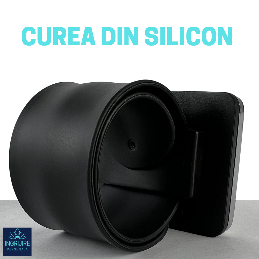 Bratara Magnetica din Silicon pentru frizerie, neagra [5]
