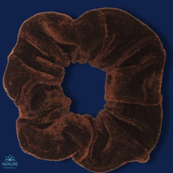 Elastic de par - scrunchie brown [3]