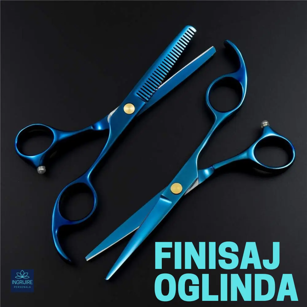 Set de 2 foarfece de tuns si filat 6''- cobalt blue [2]