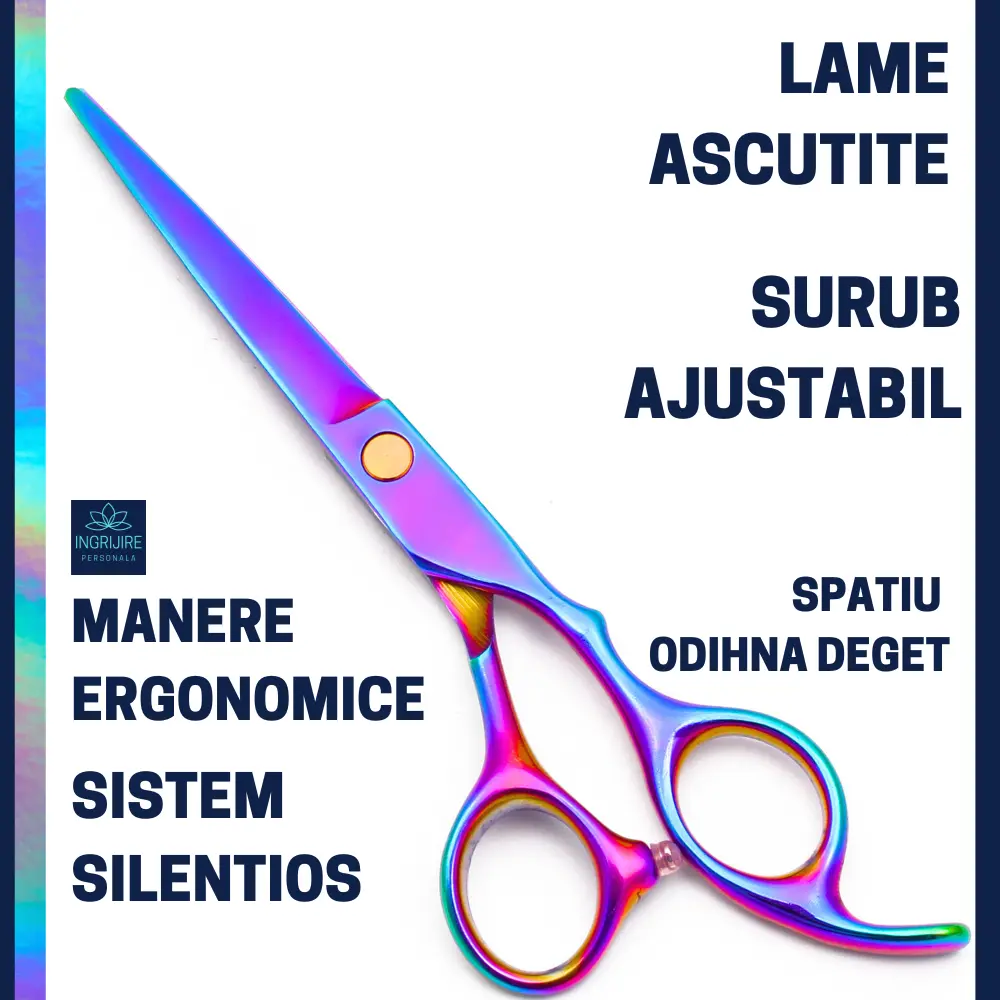 Set de 2 foarfece de tuns si filat 6''- Multicolor [3]