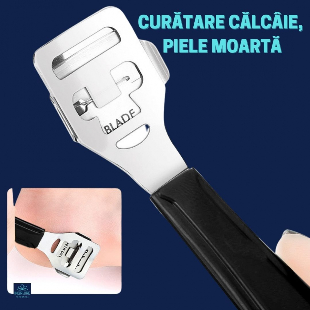 Set de 26 de piese pentru pedichiura, curatarea calcaielor [3]