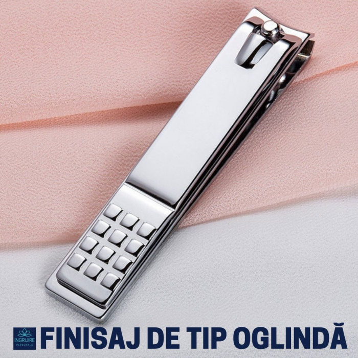 Set de 3 unghiere pentru manichiura&pedichiura cu carcasa, otel inoxidabil [5]