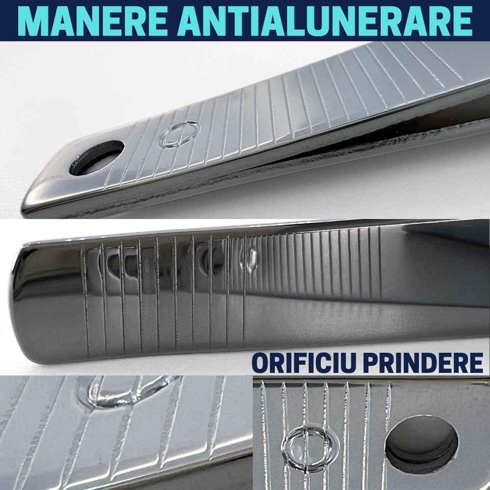 Set de 3 unghiere pentru manichiura&pedichiura cu colector, otel inoxidabil [5]