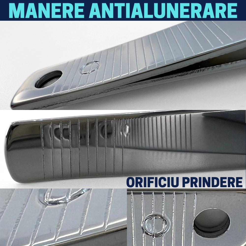 Set de 3 unghiere pentru manichiura&pedichiura cu colector, otel inoxidabil [7]