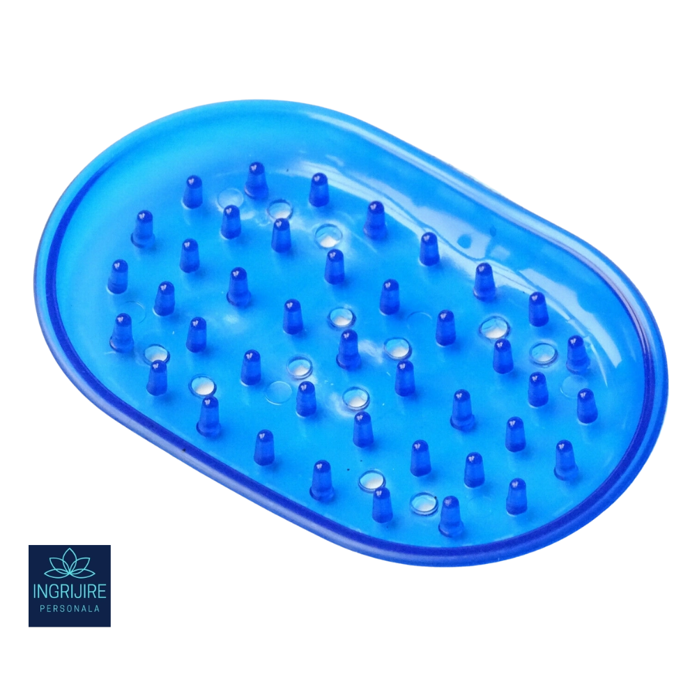 Set de 5 sapuniere de cauciuc, 12x9x2 cm [5]