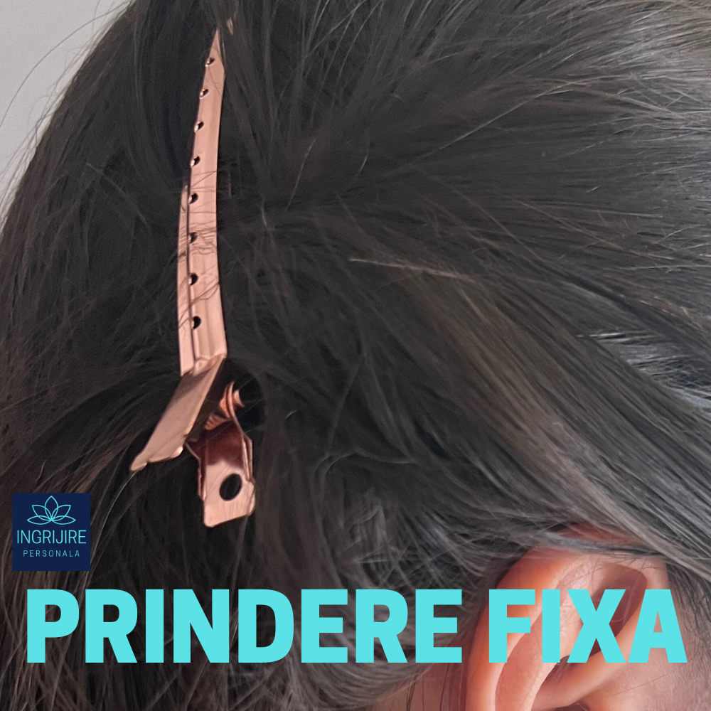 Set de 12 clame de par pentru coafura, rose gold [7]