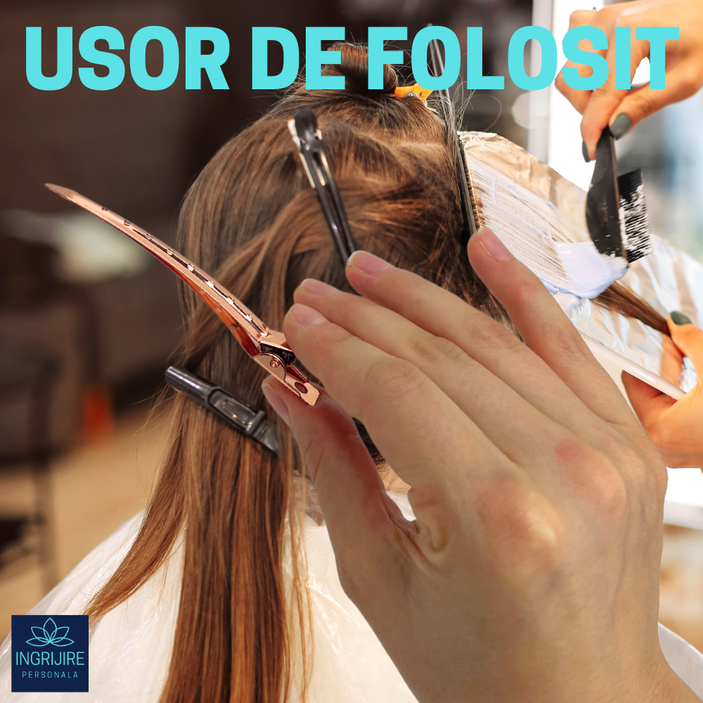 Set de 12 clame de par pentru coafura, rose gold [8]