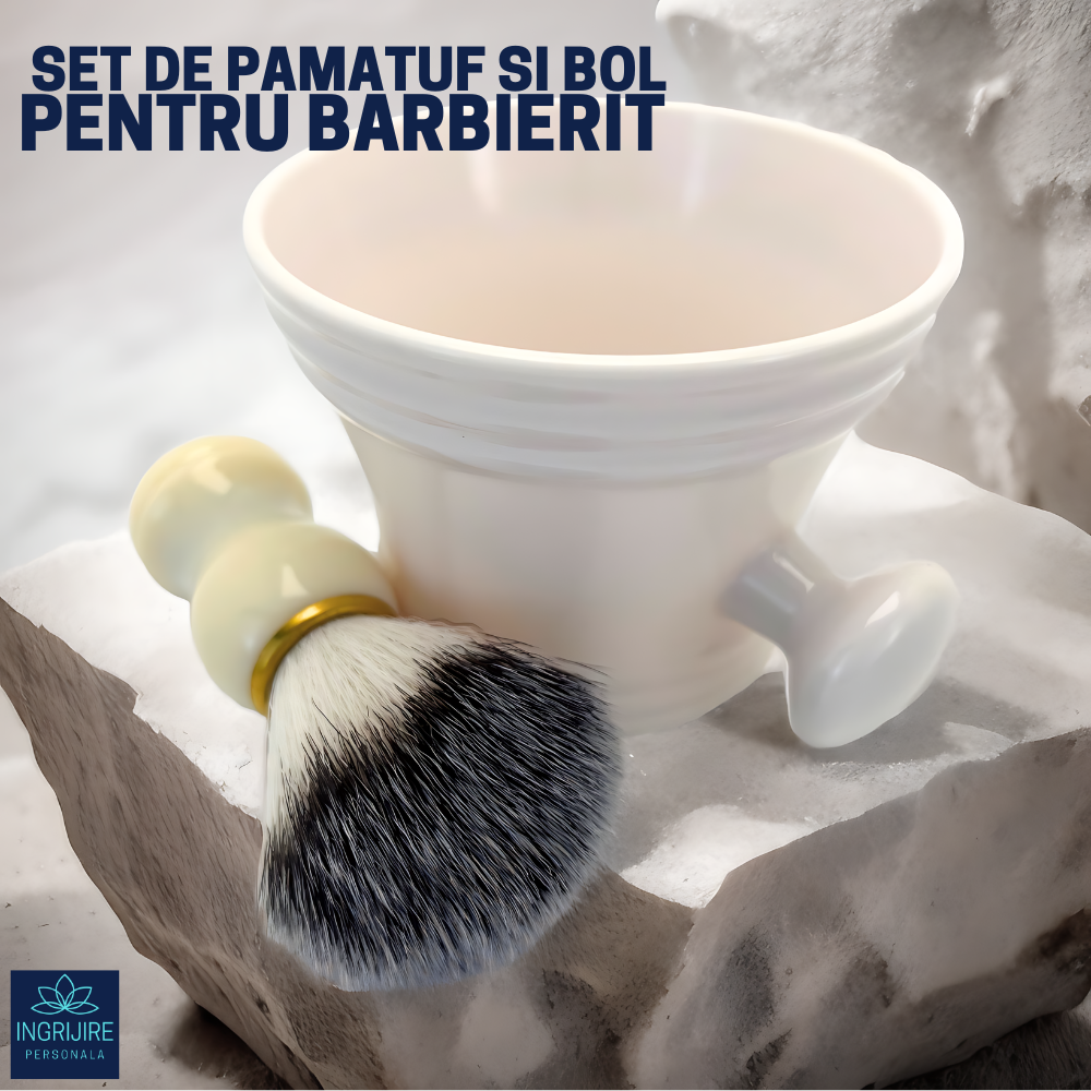 Set, bol si  pamatuf pentru barbierit, alb [4]