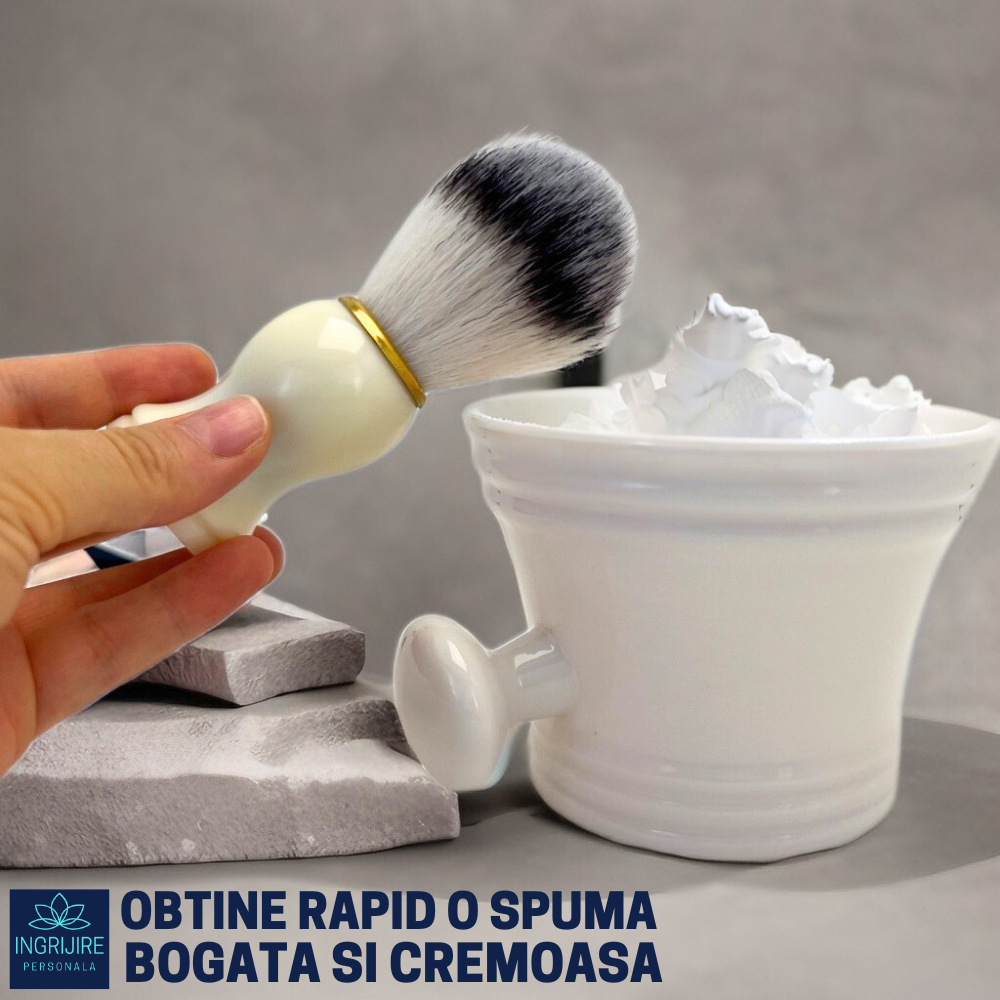 Set, bol si  pamatuf pentru barbierit, alb [3]