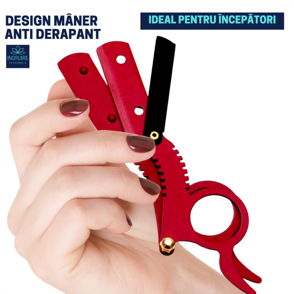 Set pentru Tuns – 8 Instrumente, Barber Red [3]