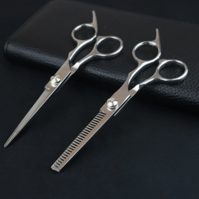Set profesional pentru frizerie silver, 9 instrumente [5]