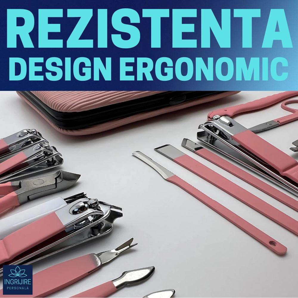 Trusa manichiura 20 piese, Pink [3]