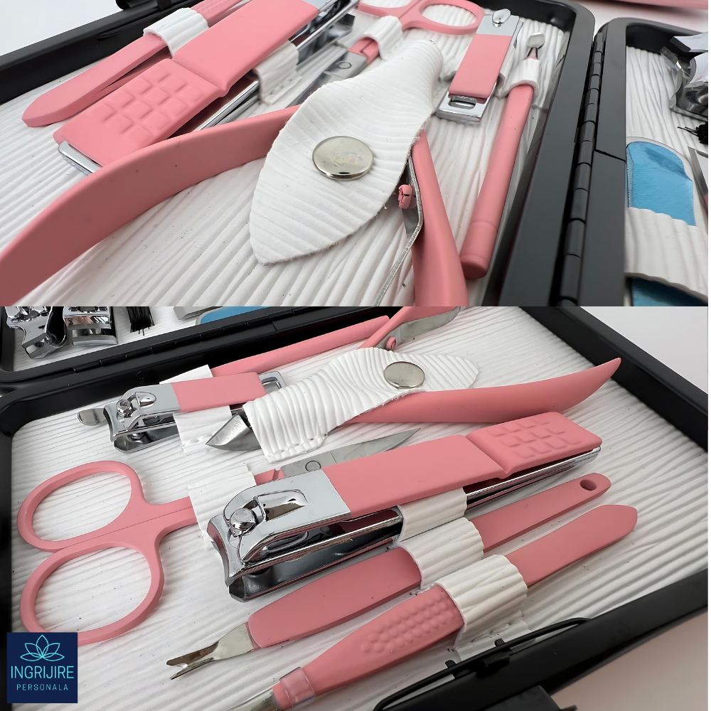 Trusa manichiura 20 piese, Pink [2]