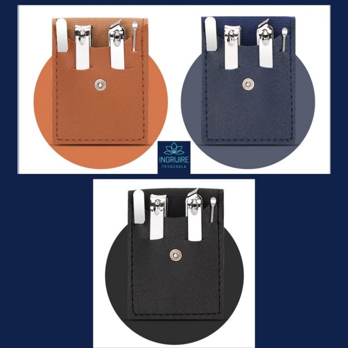 Trusa manichiura 4 piese, otel inoxidabil [2]