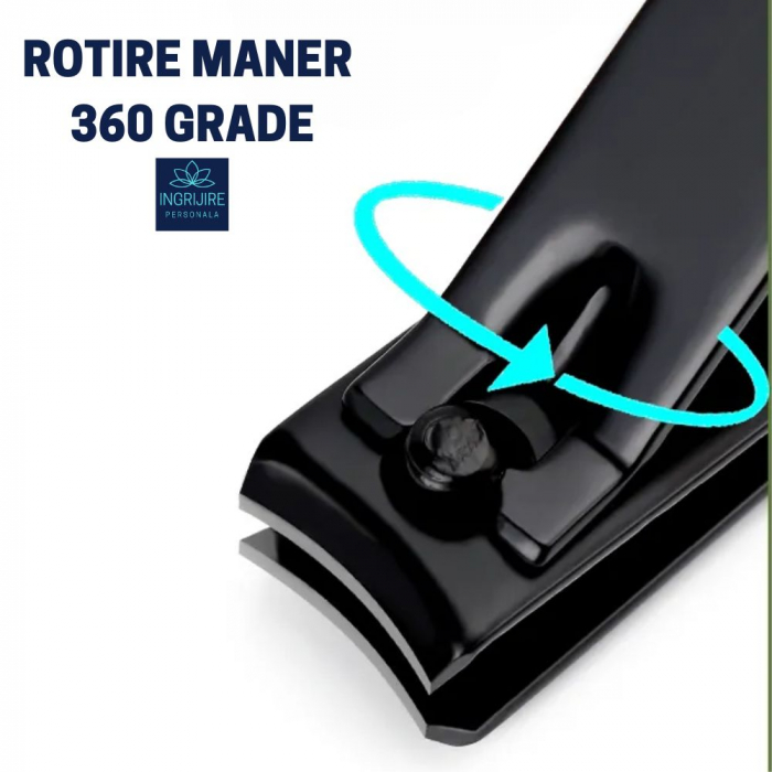 Trusa manichiura 4 piese, otel inoxidabil, Street Grey [11]