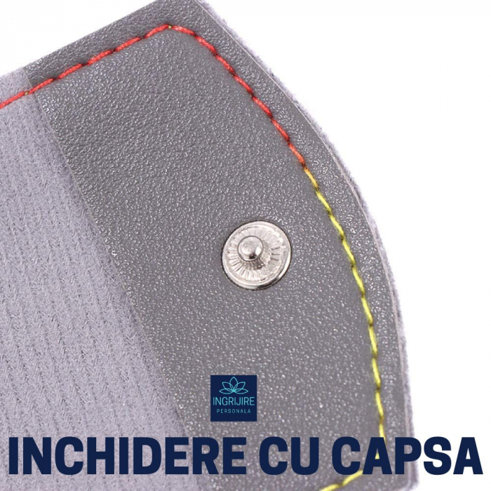 Trusa manichiura 4 piese, otel inoxidabil, Street Grey [15]