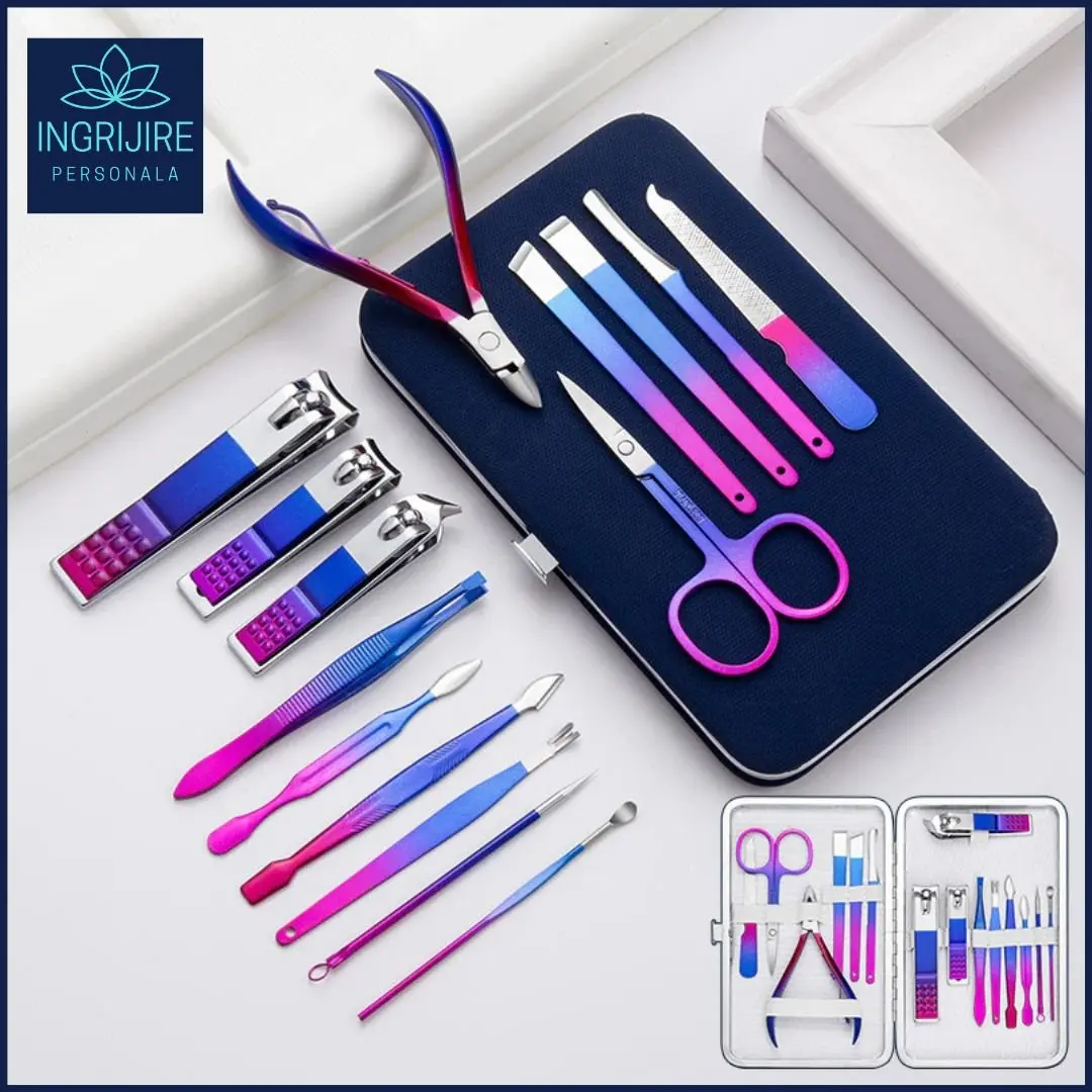 Trusa manichiura profesionala 15 piese, cosmic vibes [4]