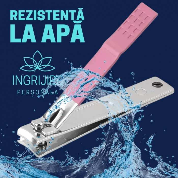 Trusa manichiura profesionala 16 piese, otel inoxidabil - PINK BABY DOLL [12]