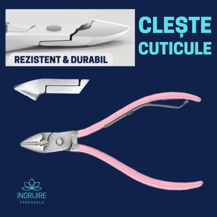 Trusa manichiura profesionala 16 piese, otel inoxidabil - PINK BABY DOLL [15]