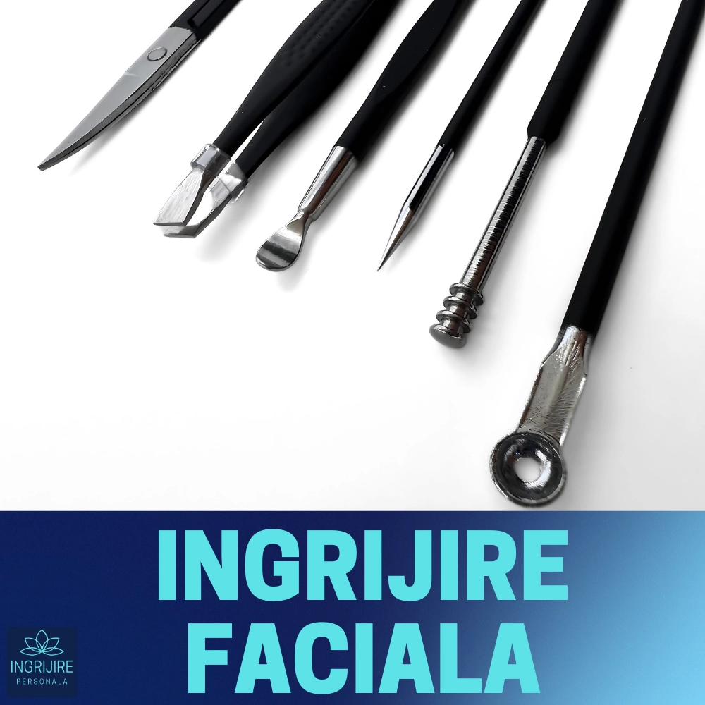 Trusa manichiura profesionala 18 piese, Black&Pink [5]