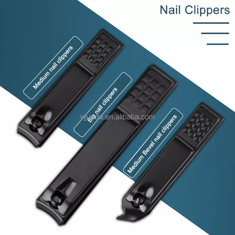 Trusa manichiura profesionala 18 piese, otel negru mat, interior textil ROSU RED WINE [17]