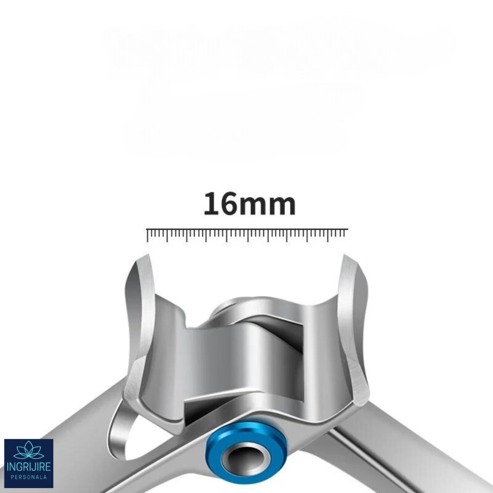 Unghiera pentru pedichiura cu deschidere mare - Otel inoxidabil - Silver [2]