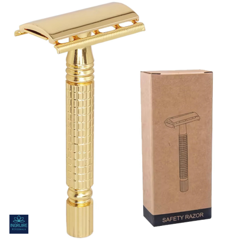 Aparate de ras clasice - Aparat de ras clasic Safety Razor, F22, Gold