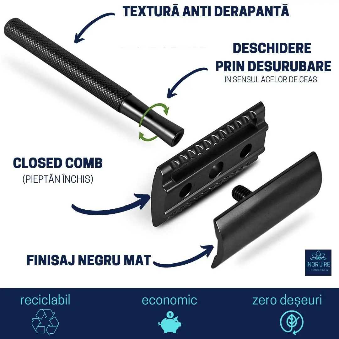 Aparat de ras clasic Safety Razor, Haward Luxury [1]