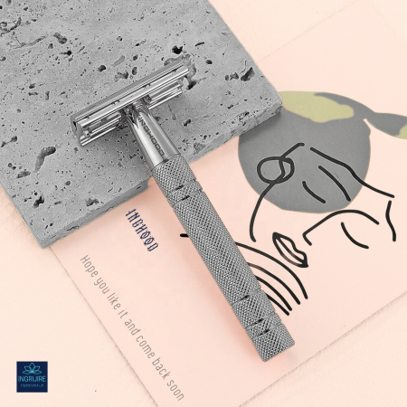 Aparat de ras clasic, safety razor, silver [13]