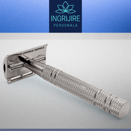 Aparat de ras clasic, safety razor, silver [16]