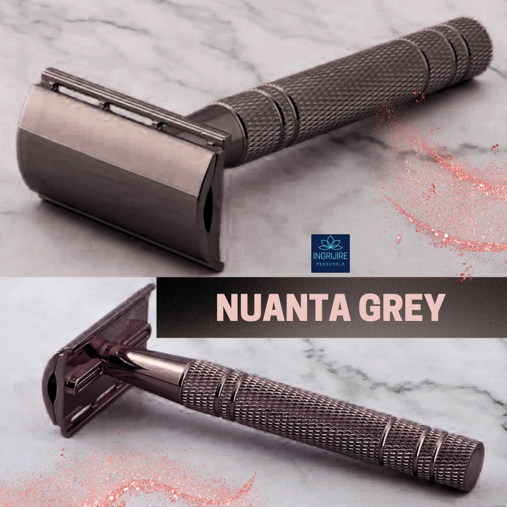 Aparat de ras clasic, safety razor, street grey [2]