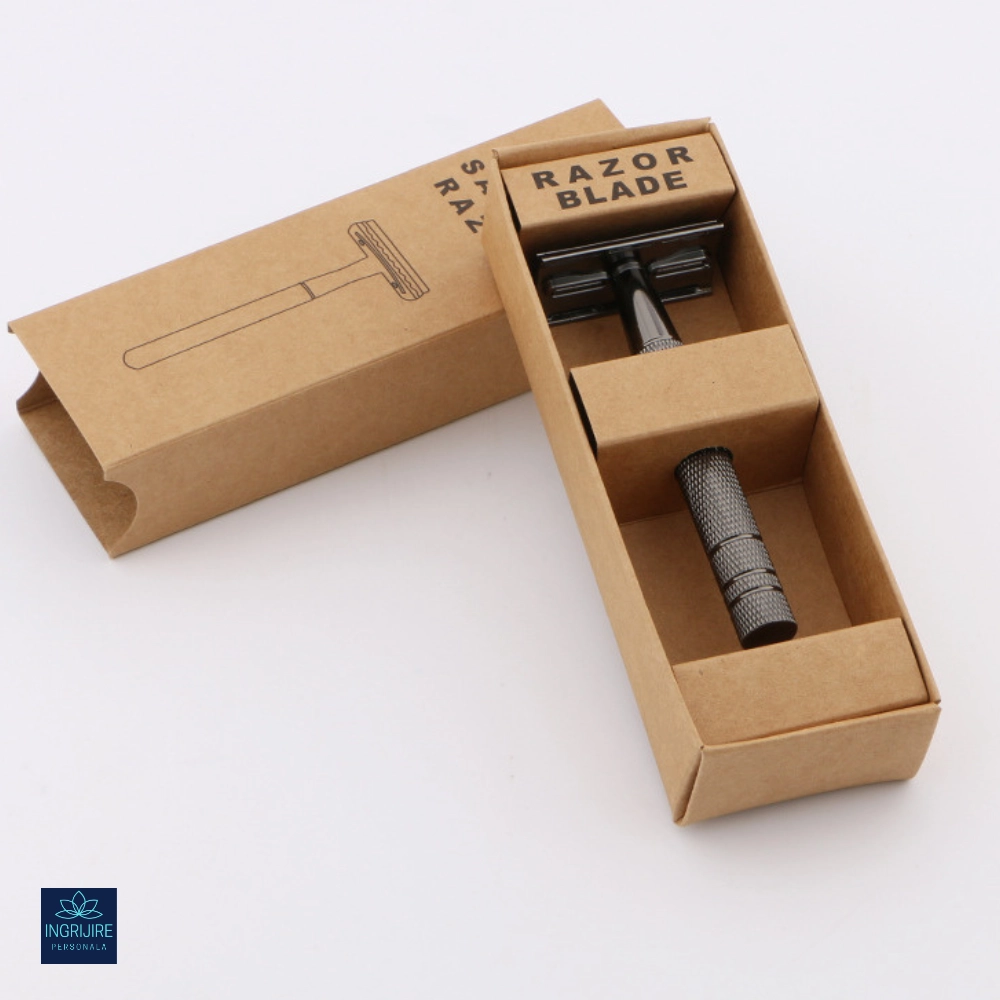 Aparat de ras clasic, safety razor, street grey [1]