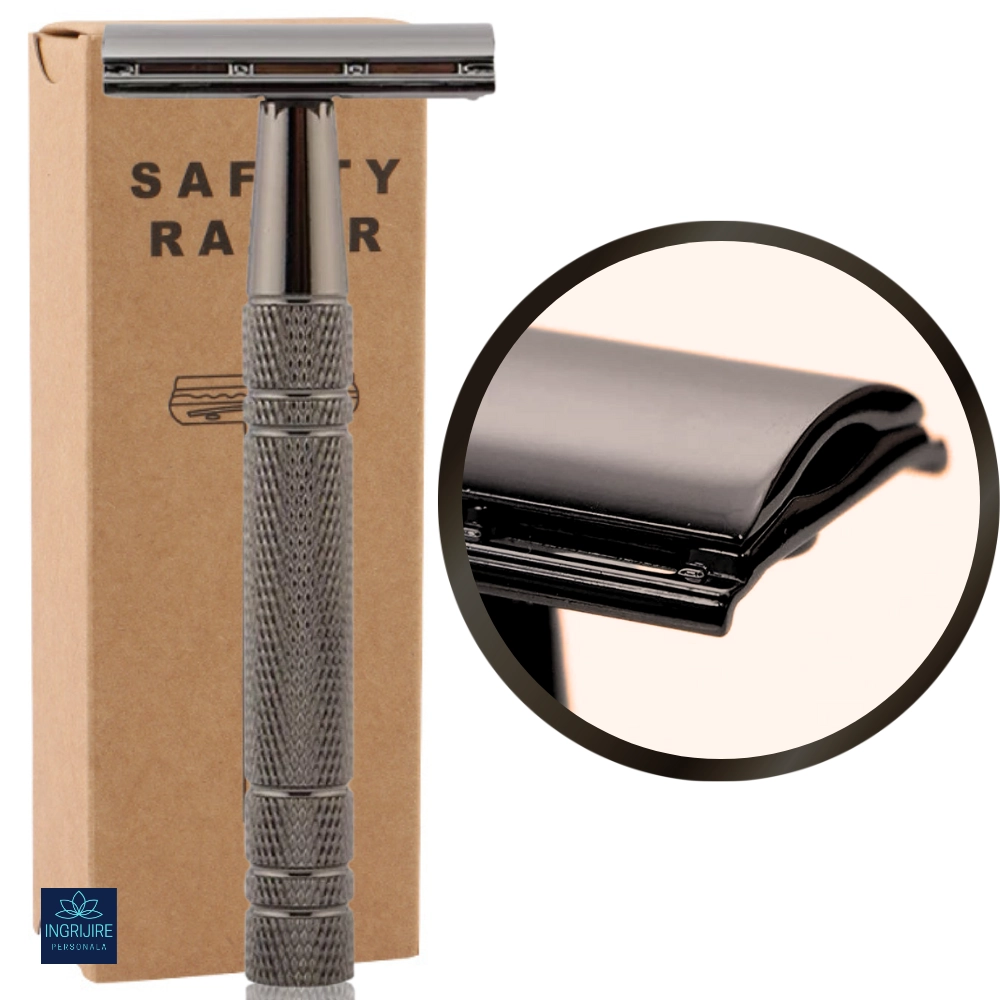 Aparate de ras clasice - Aparat de ras clasic, safety razor, street grey