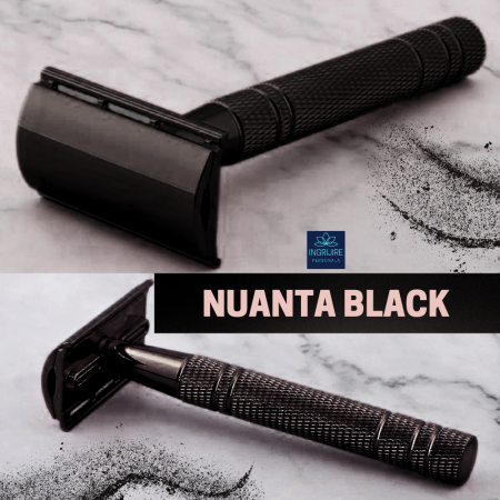 Aparat de ras clasic, safety razor, matte black [1]