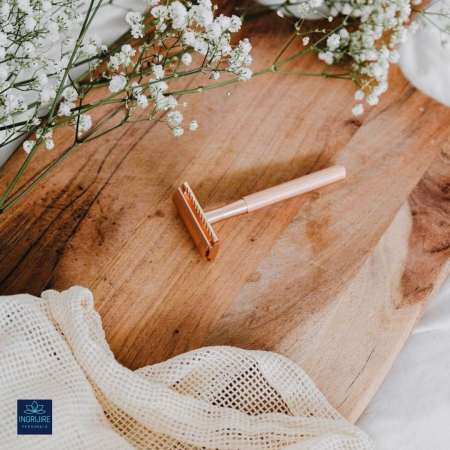 Aparat de ras safety razor Haward Luxury, rose gold [13]