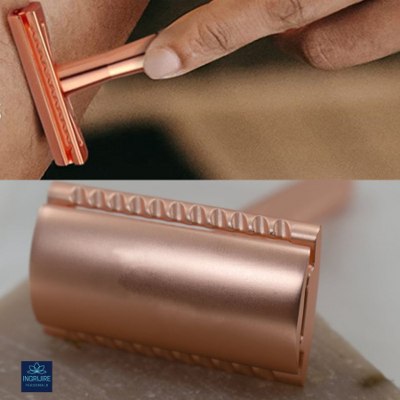 Aparat de ras safety razor Haward Luxury, rose gold [14]