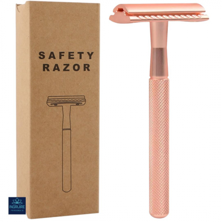 Aparat de ras safety razor Haward Luxury, rose gold [0]