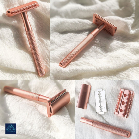 Aparat de ras safety razor Haward Luxury, rose gold [2]
