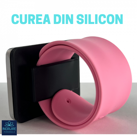Bratara Magnetica din Silicon pentru frizerie, roz deschis [2]