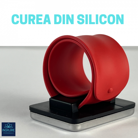 Bratara Magnetica din Silicon pentru frizerie, rosie [2]