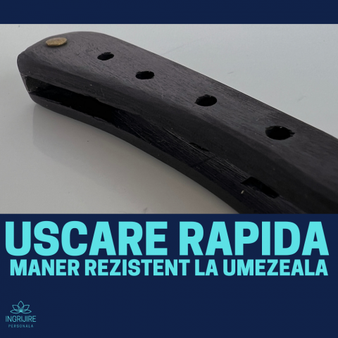 Brici cu lama interschimbabila, maner din lemn, Black&Gold [10]