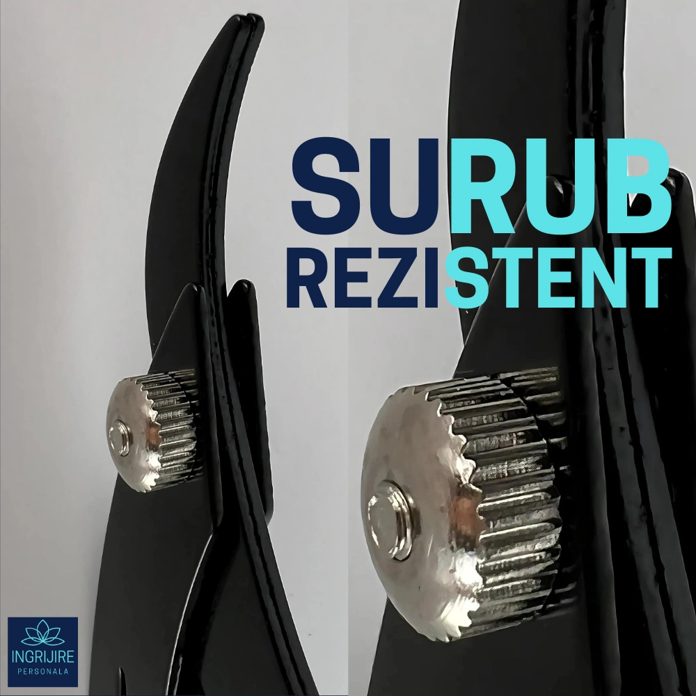 Brici cu lama interschimbabila, otel inoxidabil, Barber Black [1]