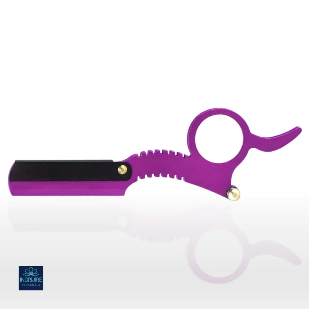 Briciuri - Brici cu lama interschimbabila, otel inoxidabil, Dragon purple