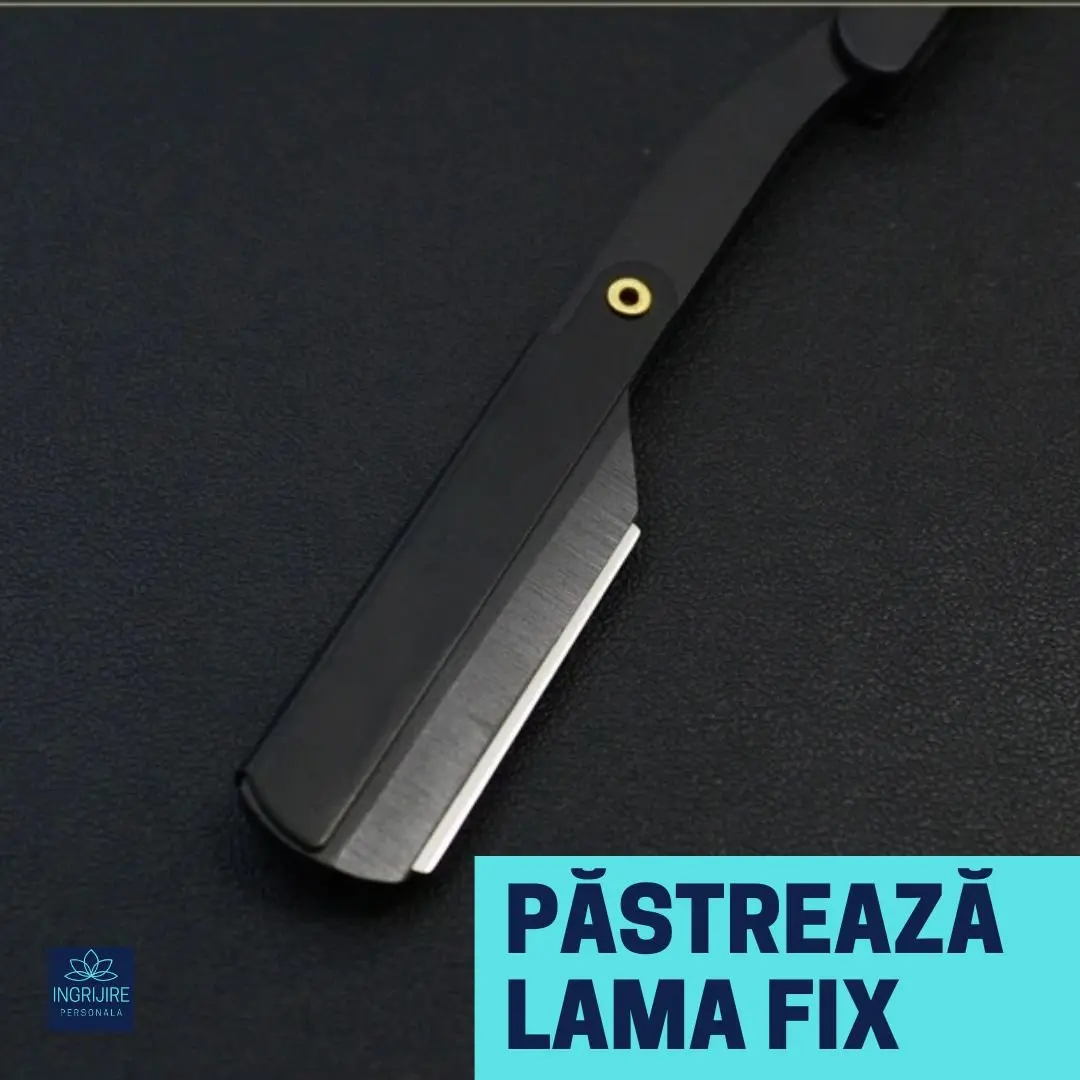 Brici cu lama interschimbabila, otel inoxidabil, Matte Black [3]
