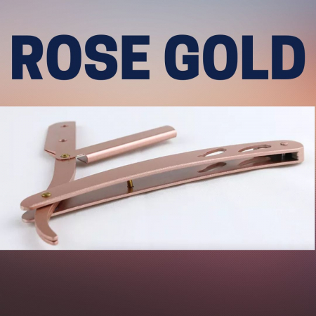 Brici cu lama interschimbabila, otel inoxidabil, Rose gold [3]