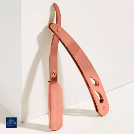 Brici cu lama interschimbabila, otel inoxidabil, Rose gold [0]