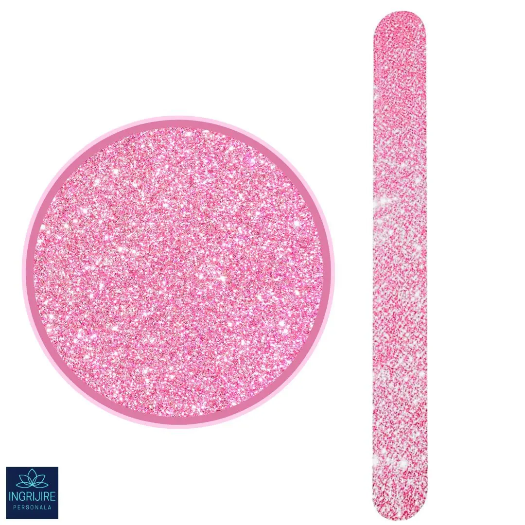 Pile cosmetice - Buffer pentru unghii, roz