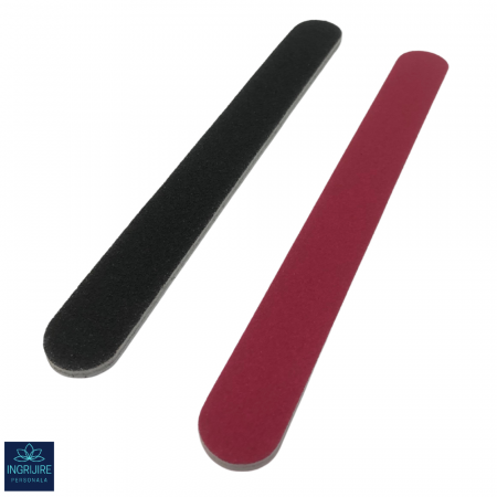 Pile cosmetice - Set de 2 buffere unghii pink/black