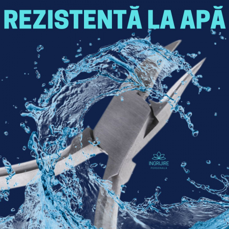 Cleste mini pentru unghii dure  - otel - falci curbate si ascutite [7]